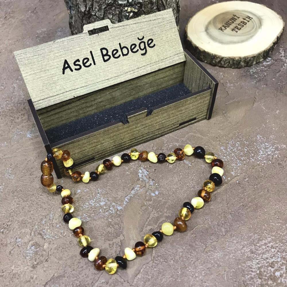 Damla Kehribar Bebek Diş Kolyesi 149.90 TL